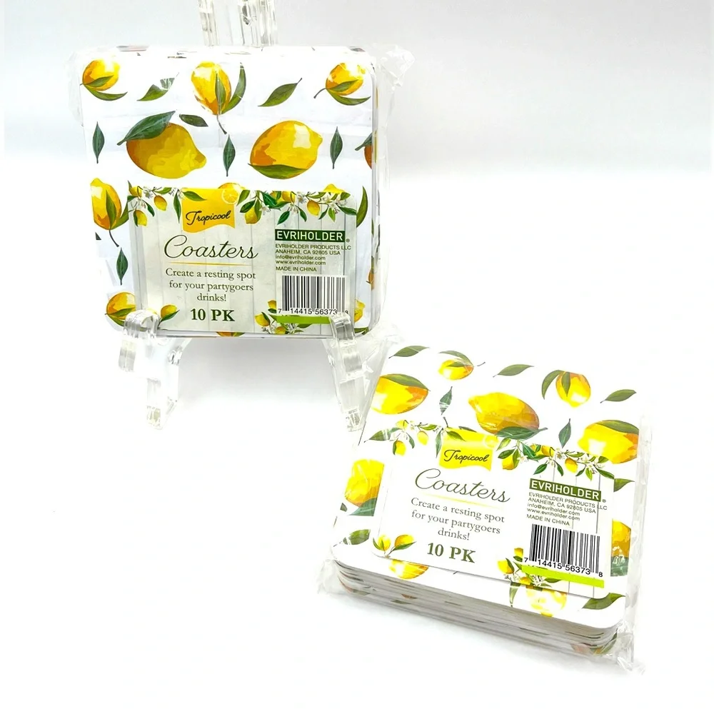 Evriholder Reusable Cardboard Coasters